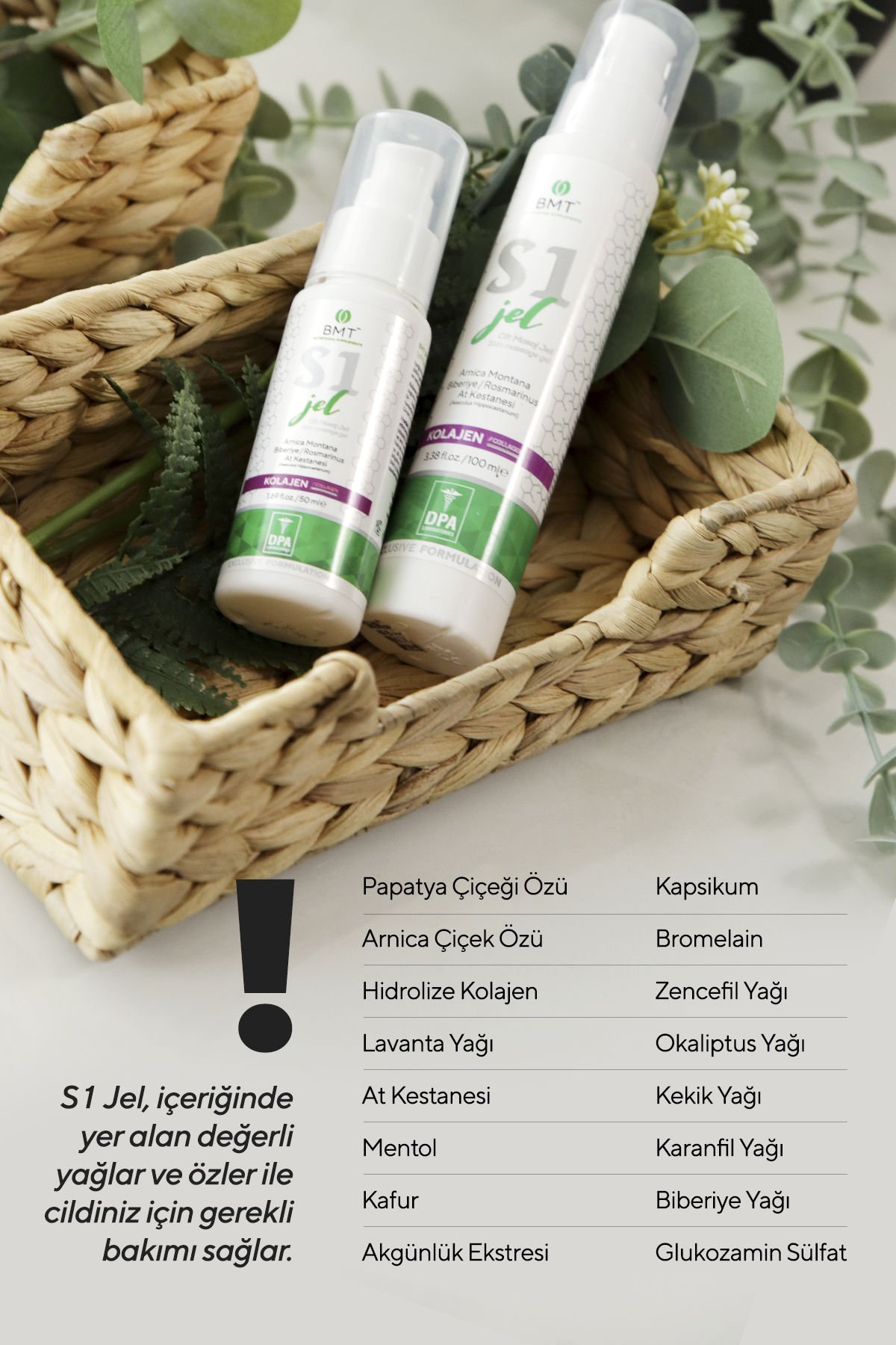 S1® Glukozamin – S1® Jel 2'li Set
