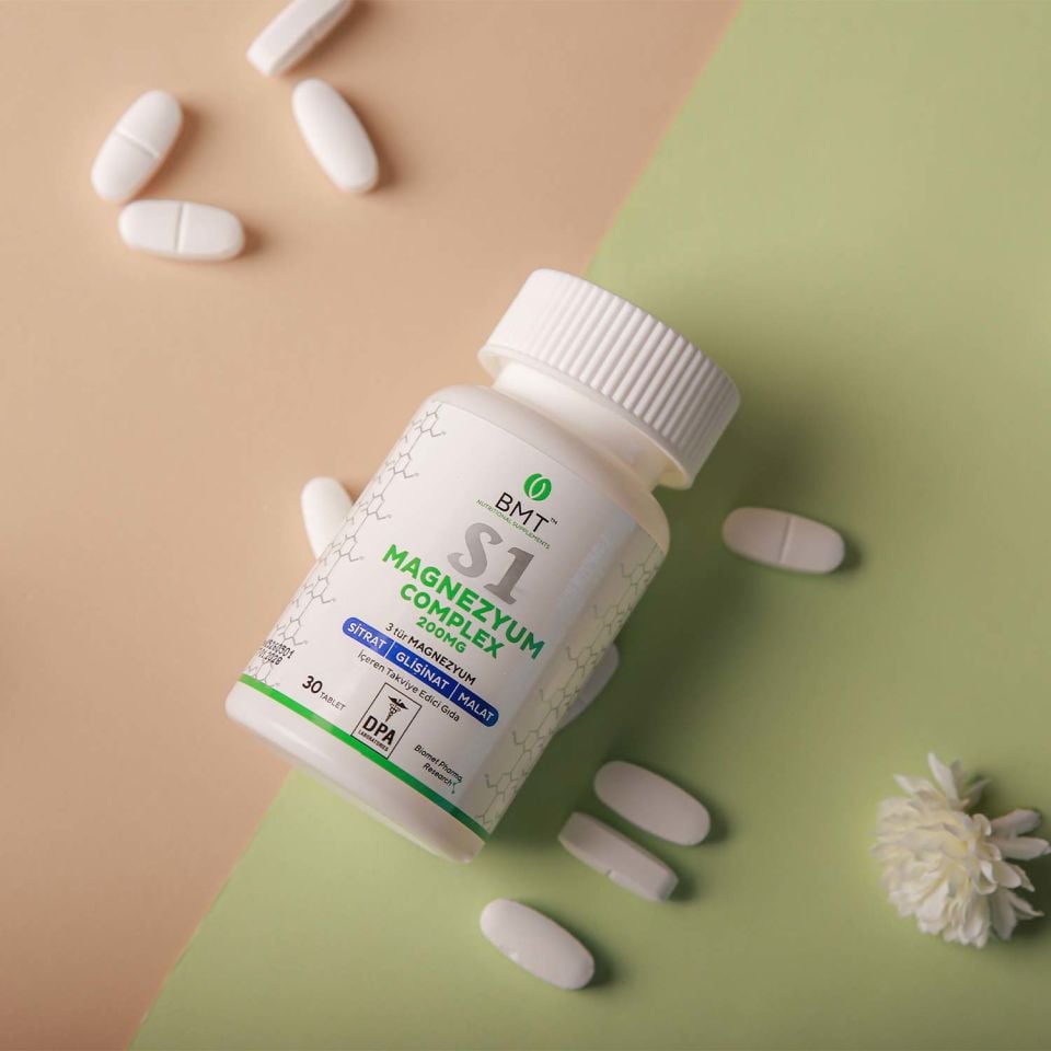 S1™ Magnezyum Complex - Sitrat Malat Glisinat 30 Tablet