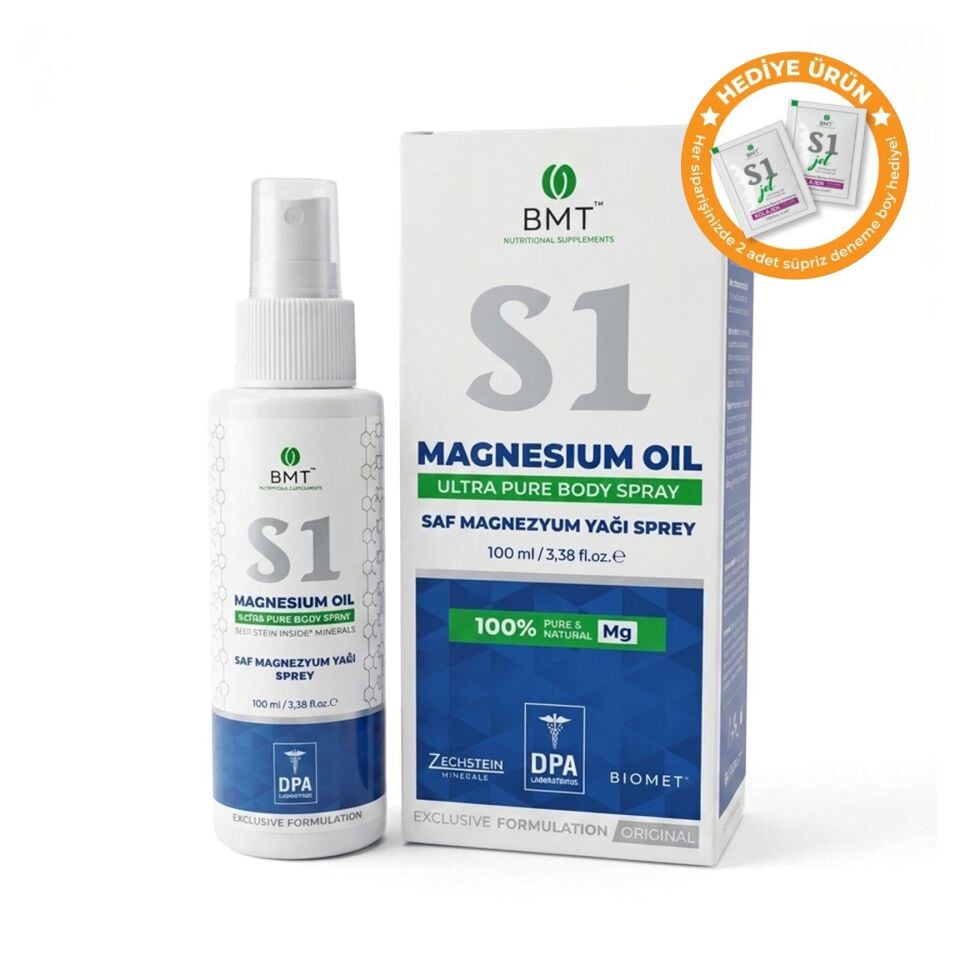 S1® Magnezyum Yağı 100 ml Sprey