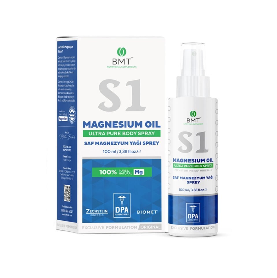 S1™ Magnezyum Yağı 100 ml Sprey