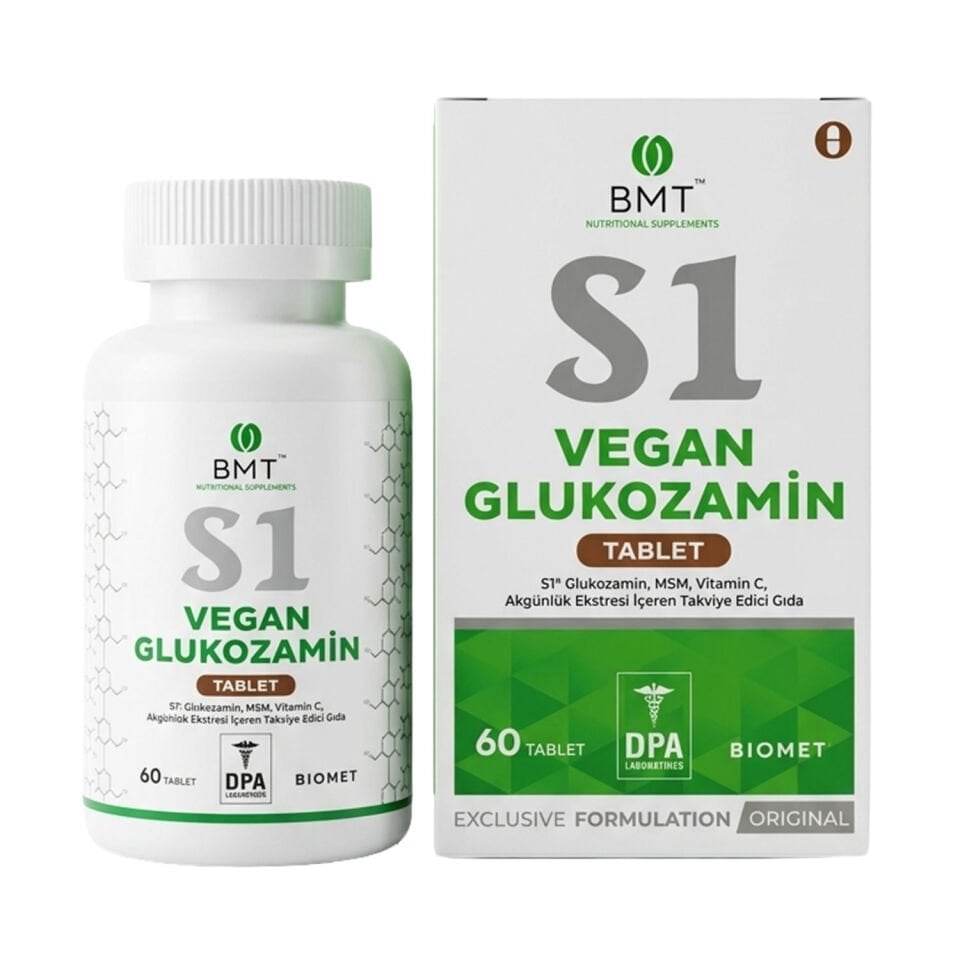 S1® Vegan Glukozamin 60 Tablet