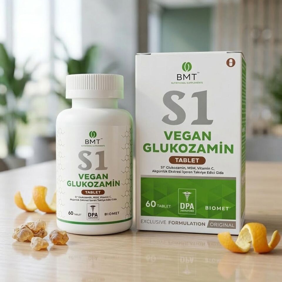 S1® Vegan Glukozamin 60 Tablet